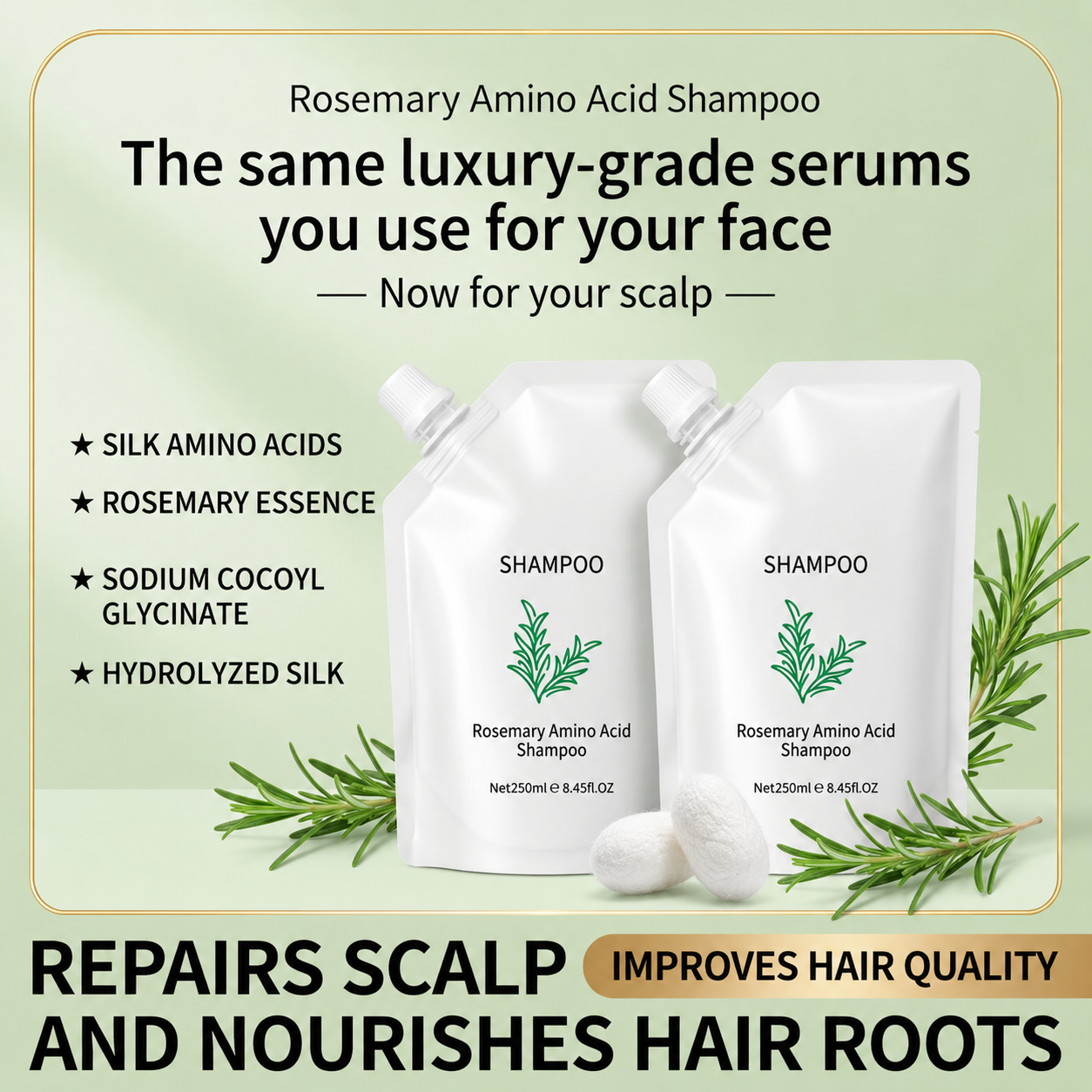 Rosemary&Anti-Hair Fall HairLoss Treatment Shampoo