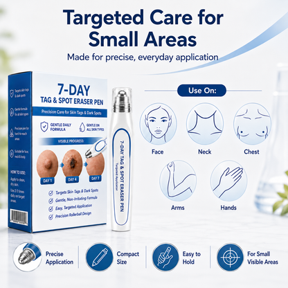 7-Day Skin Tag & Spot Eraser Painless & Scar-FreeAdvanced Imperfection Removal Rollerball Pen