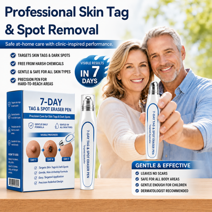 7-Day Skin Tag & Spot Eraser Painless & Scar-FreeAdvanced Imperfection Removal Rollerball Pen
