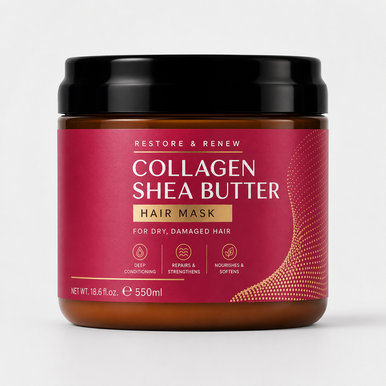 Collagen Shea Butter Hair Mask Deep Repair Conditioning