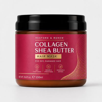 Collagen Shea Butter Hair Mask Deep Repair Conditioning