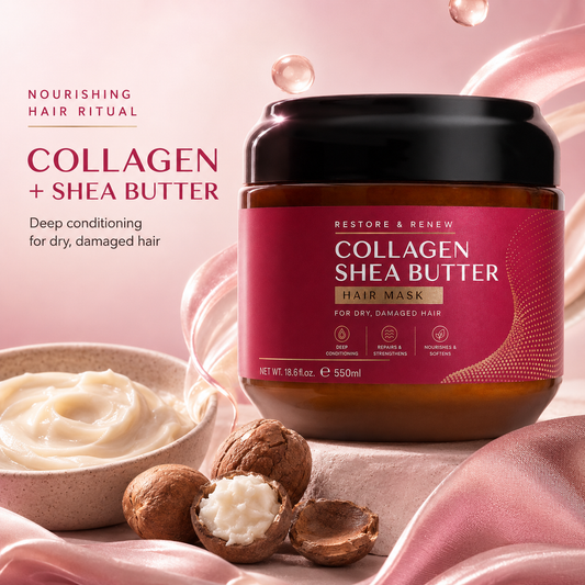 Collagen Shea Butter Hair Mask Deep Repair Conditioning