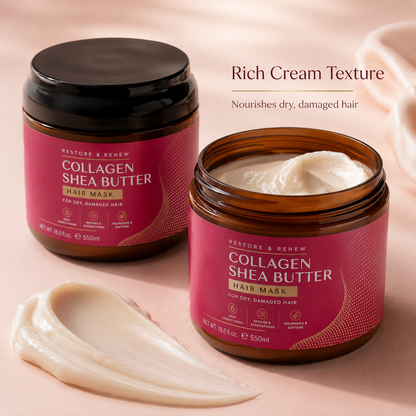 Collagen Shea Butter Hair Mask Deep Repair Conditioning