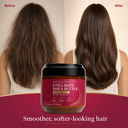 Collagen Shea Butter Hair Mask Deep Repair Conditioning