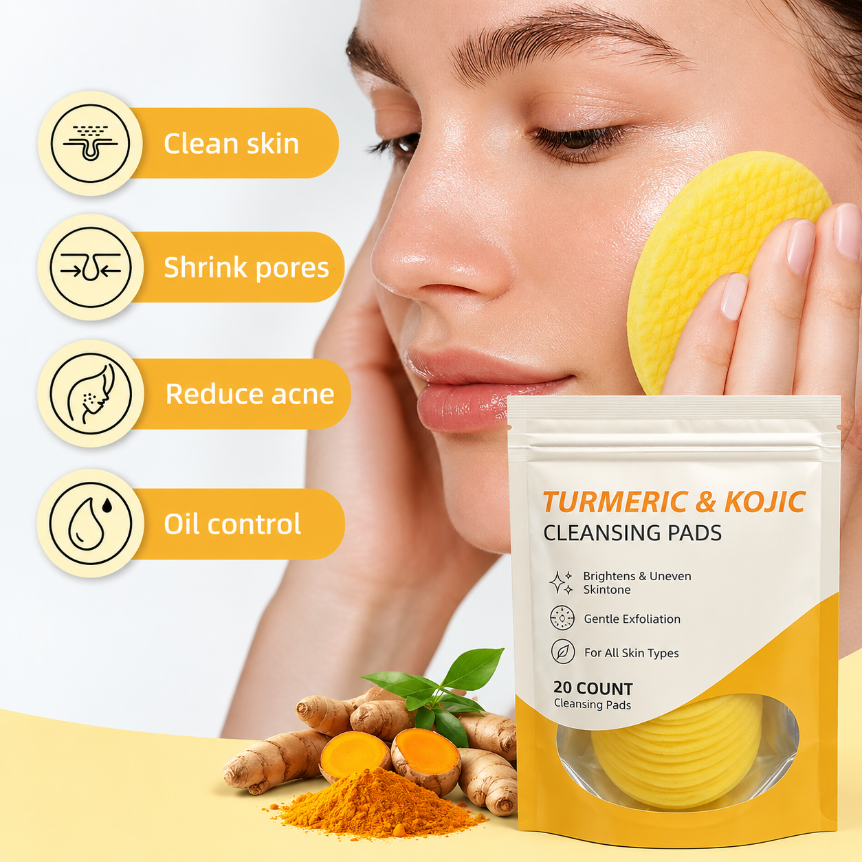 Turmeric & Kojic Acid Cleansing Pads