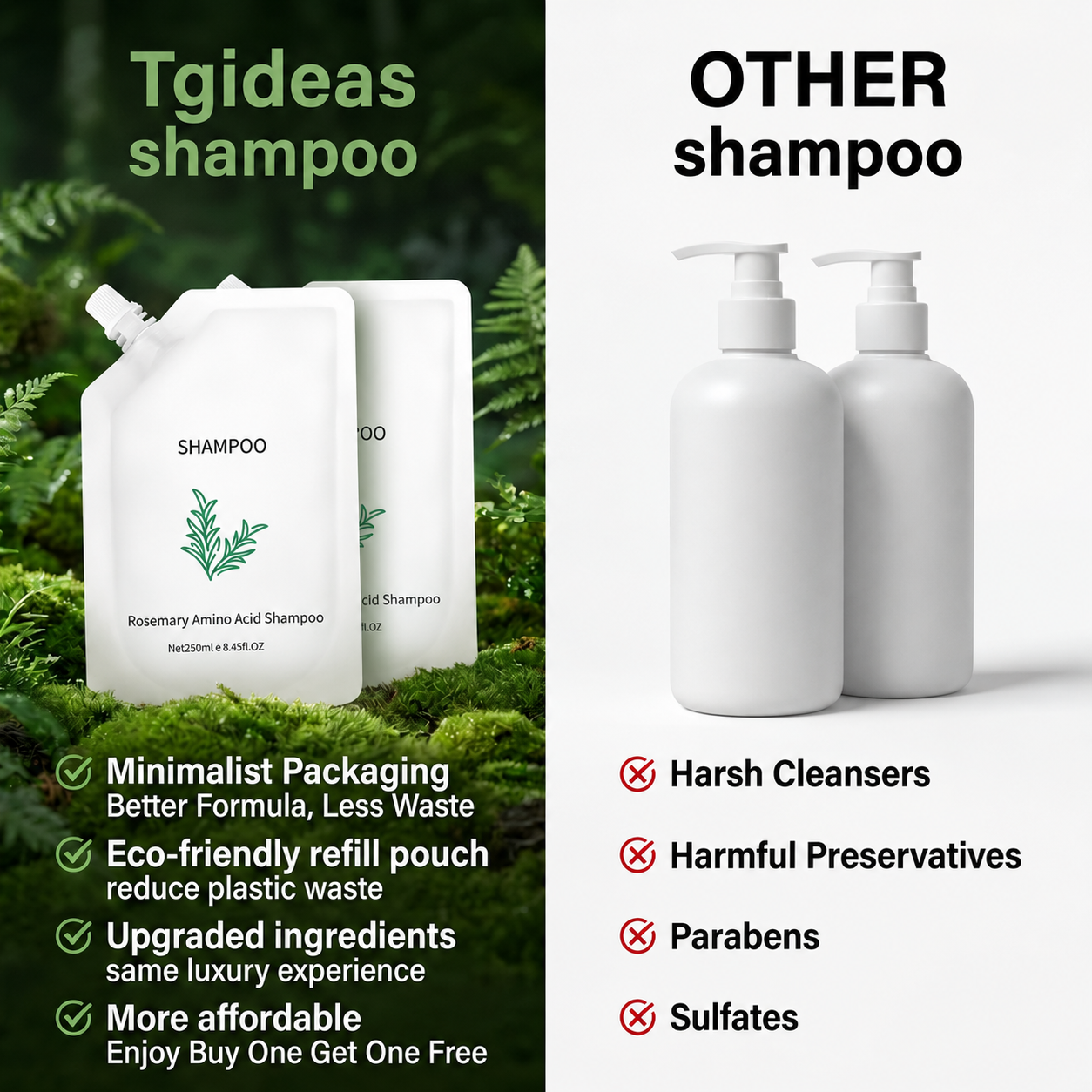 Rosemary&amp;Anti-Hair Fall HairLoss Treatment Shampoo
